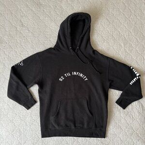 Mac Miller 92 til Infinity Black Hoodie Sweatshirt Size Large